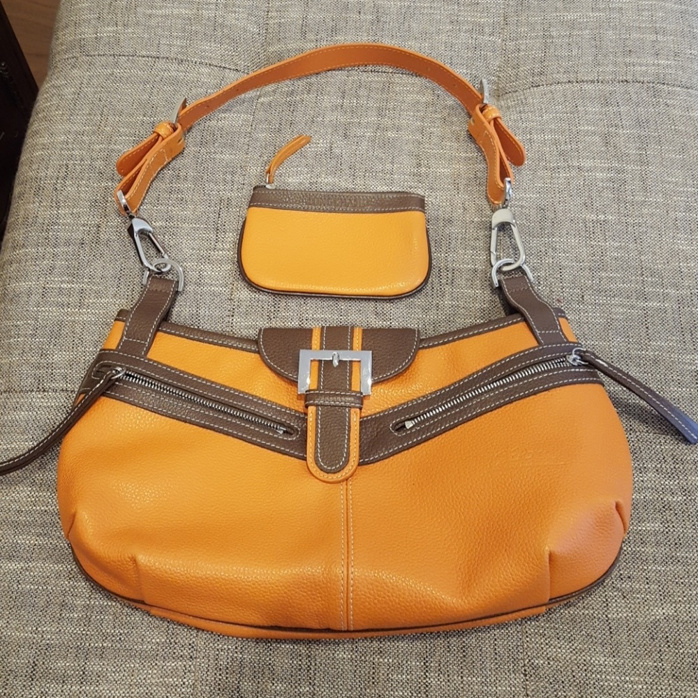 Longchamp Orange Purse